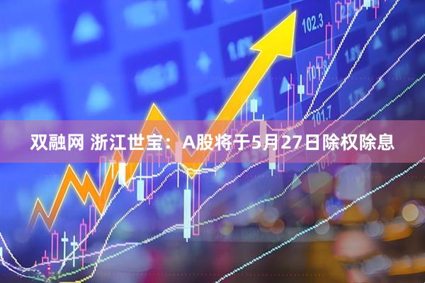 双融网 浙江世宝：A股将于5月27日除权除息