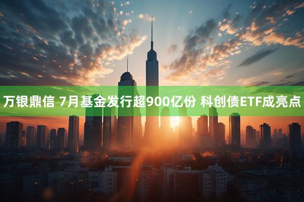 万银鼎信 7月基金发行超900亿份 科创债ETF成亮点